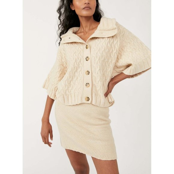 Free People Dresses & Skirts - 🎉LAST CHANCE🎉 NWT Free People Mae Sweater Set / Au Lait